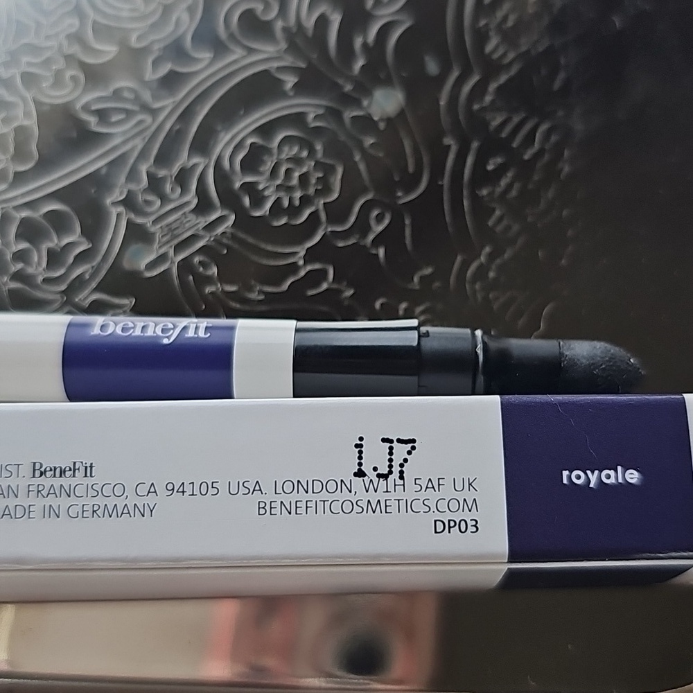 NIB Benefit Kohl Eyeliner Pencil Crayon Royale Navy Blue Smudger - Picture 6 of 8